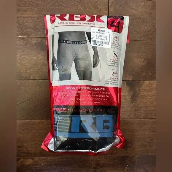 Brand new RBX boxer briefs size medium - Picture 1 of 4